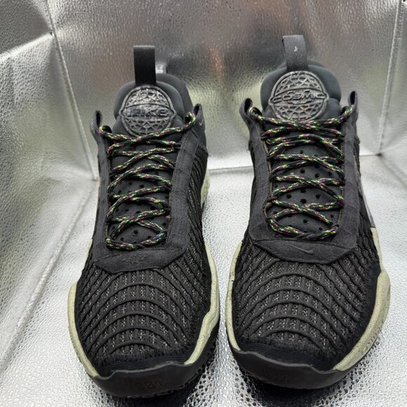 Size 11.5 Nike Cosmic Unity Black Green Glow Mens Basketball Sneakers DA6725-001 - Picture 4 of 14